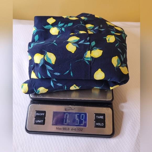 Banana Republic Lemon Novelty Print Ruffle Midi Skirt sz 12P - Picture 8 of 8